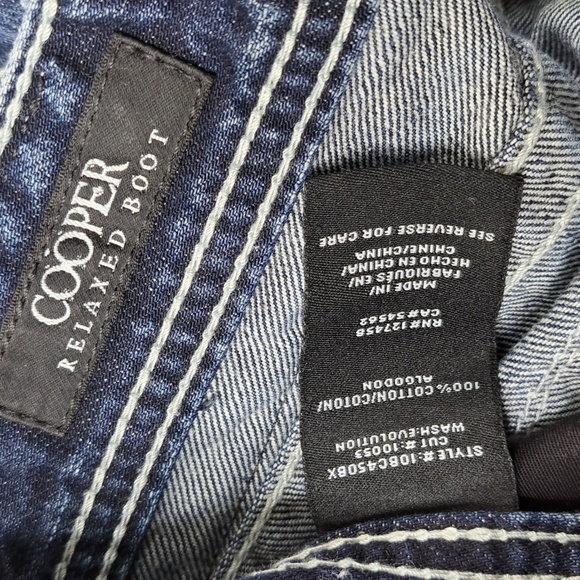 Affliction Black Premium Cooper Relaxed Boot Size 32x32 - Picture 15 of 17